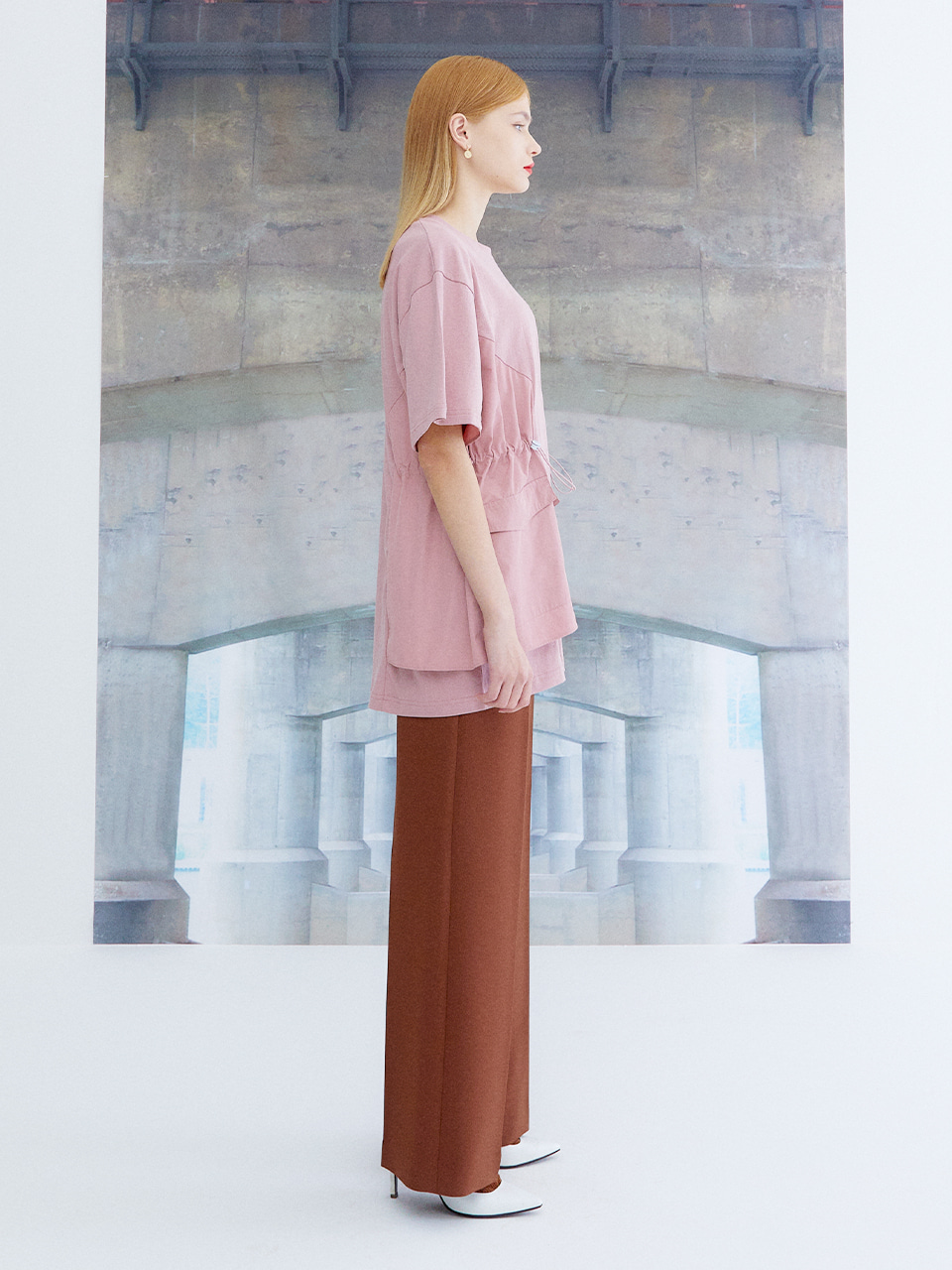 OVERSIZED STRING TOP_PINK