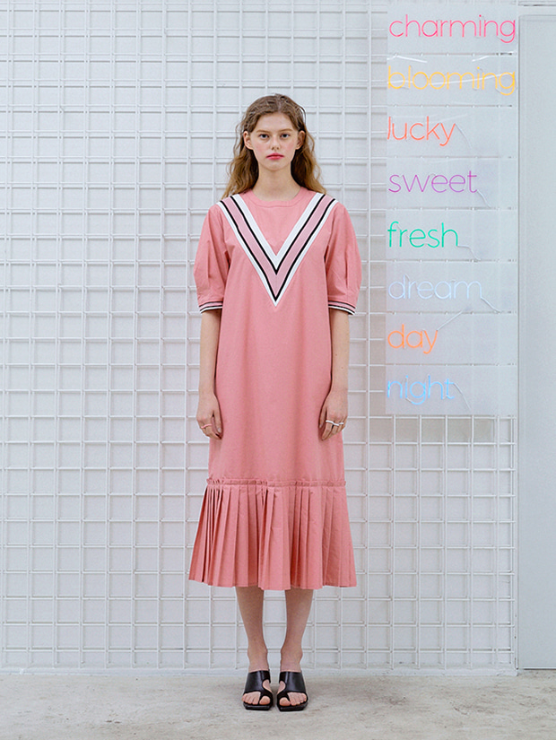 capsule LUCKY dress_PINK